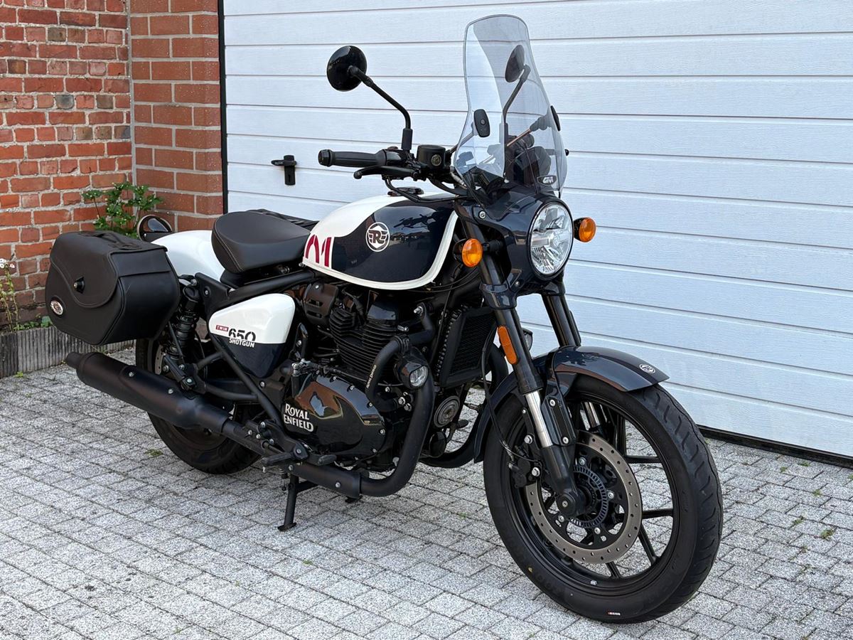 Occasion Royal Enfield Shotgun 650 Stencil Blanc