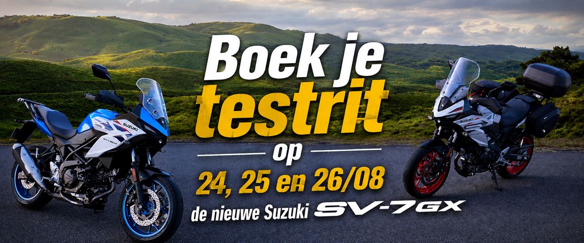 Essai de la nouvelle Suzuki SV7-GX